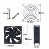 GDSTIME 80mm x 80mm x 25mm 24V Brushless DC Cooling