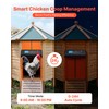 VEVOR Automatic Chicken Coop Door, Battery Powered Chicken Coop Door