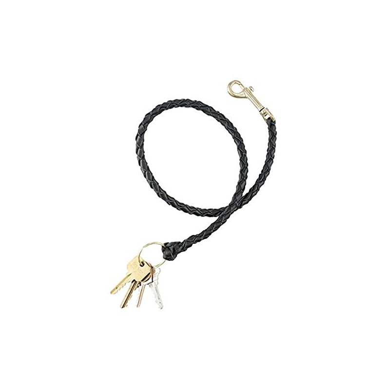 Aker Leather 699 Jailers Leash, Black