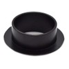 1 Inch(25mm) Zinc Alloy Desk Hole Cover Grommets Black Wire