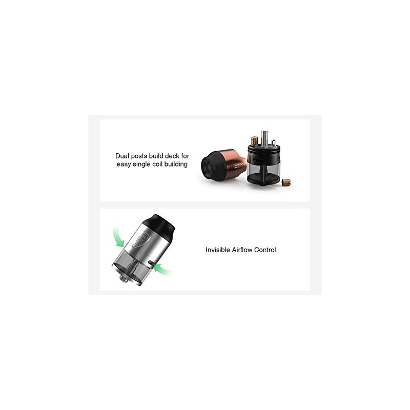 VGOD Elite RDTA Silver / Gold / Black