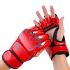 Half Finger Boxing Gloves Punching Bag Open Palms Fighting Kickboxing
