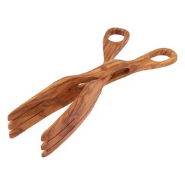 [arteinolivo] Olive Wood siza-sa-ba- (Scissors Tongs)