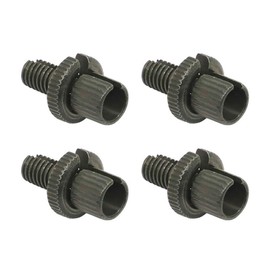 AUTOVIC Clucth Brake Cable Adjuster For Honda Yamaha Kawasaki Suzuki ATV Motorcycle 8mm Universal Cable Adjuster Nut Bolts(Black)