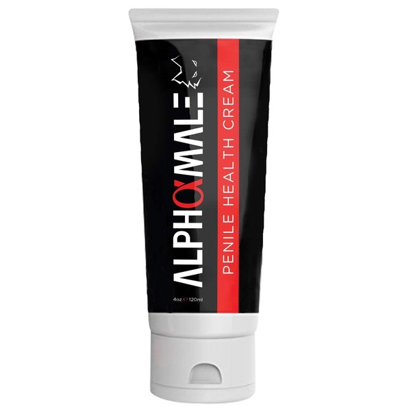 Alpha Male Penile Health Cream – Premium Moisturizing Cream to Assist the Most Sensitive Parts for Men. All Natural Phimosis Treatment Lotion. Best Moisturizer to Relieve Chafing (4oz)