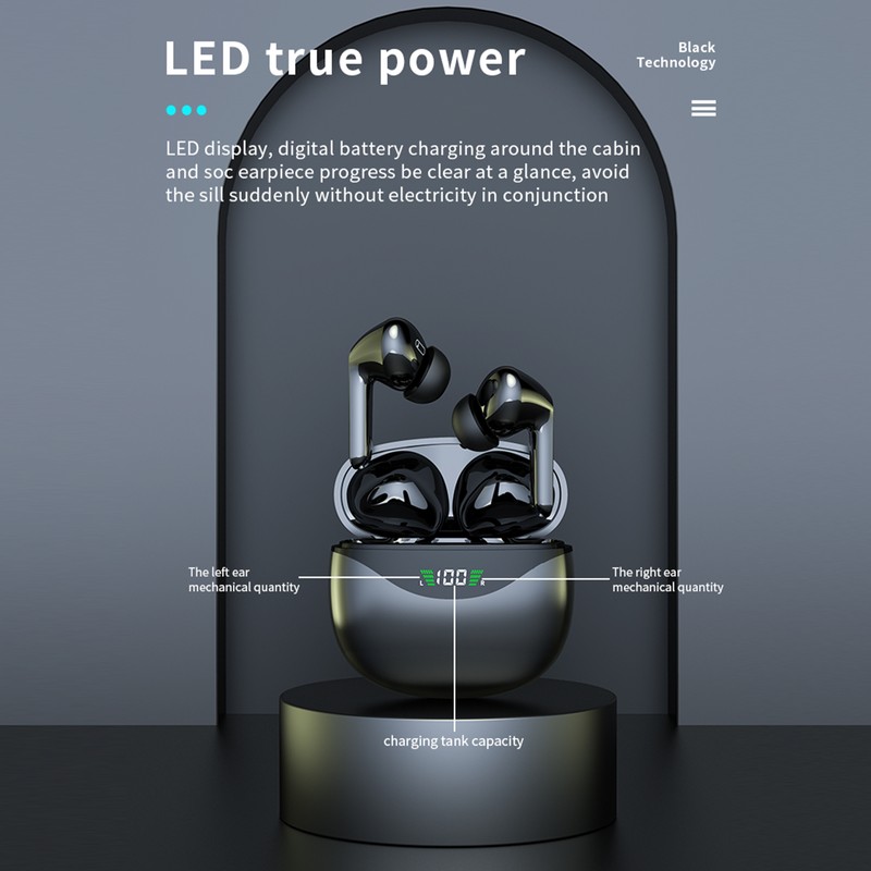 VG121 Digital Display In-Ear Sports BT Headphones Sport Earbuds