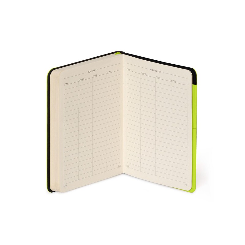 LEGAMI - Notebook with white sheet, My Notebook, theme Chartreuse,