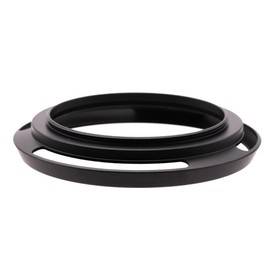 Toileum 72mm Metal Lens Hood Screw-in Lens Hood 72 Wide Angle Lens Hood for 72mm Camera Lens Wide 72mm Type Lens Hood (Black)