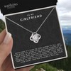 To My Girlfriend Necklace, Necklace For Girlfriend, Valentines Day Gift,