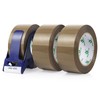 BOMEI PACK Brown Packing Tape, 3 Rolls for 1.88 inches