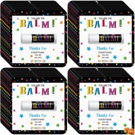 Paquete de 30 bálsamos labiales a granel, regalos de agradecimiento para profesores, regalos de agradecimiento al personal y voluntario, regalo de bálsamo labial You're the Balm (sabor miel)
