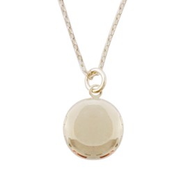 Honeycat Keepsake Mini Locket Necklace in 18k Gold Plate Minimalist, Delicate Jewelry (G)