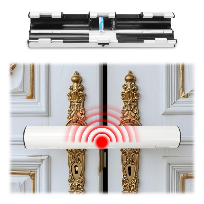 Patio Door Security Lock with Alarm, French Door Security Lock,Patio