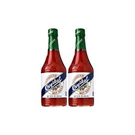 Crystal Hot Sauce, Louisiana's Pure Hot Sauce, 12 Fluid Ounces - PACK OF 6