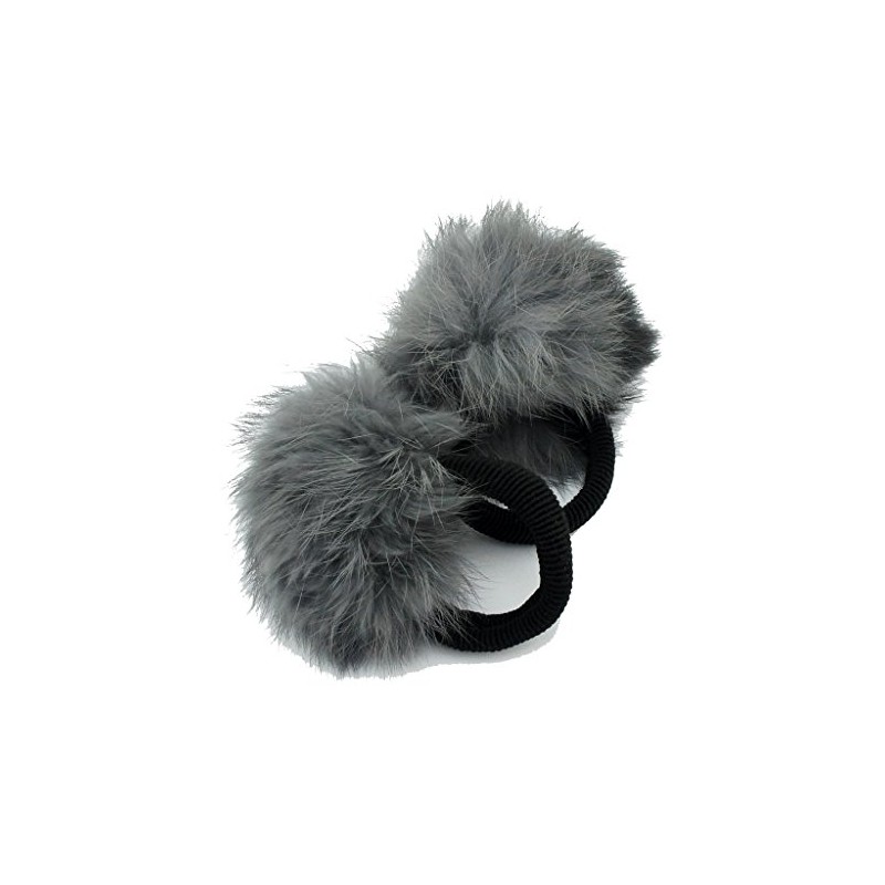 Hand® Pom Pom Hair Band Rabbit Light Grey Decorative Pom