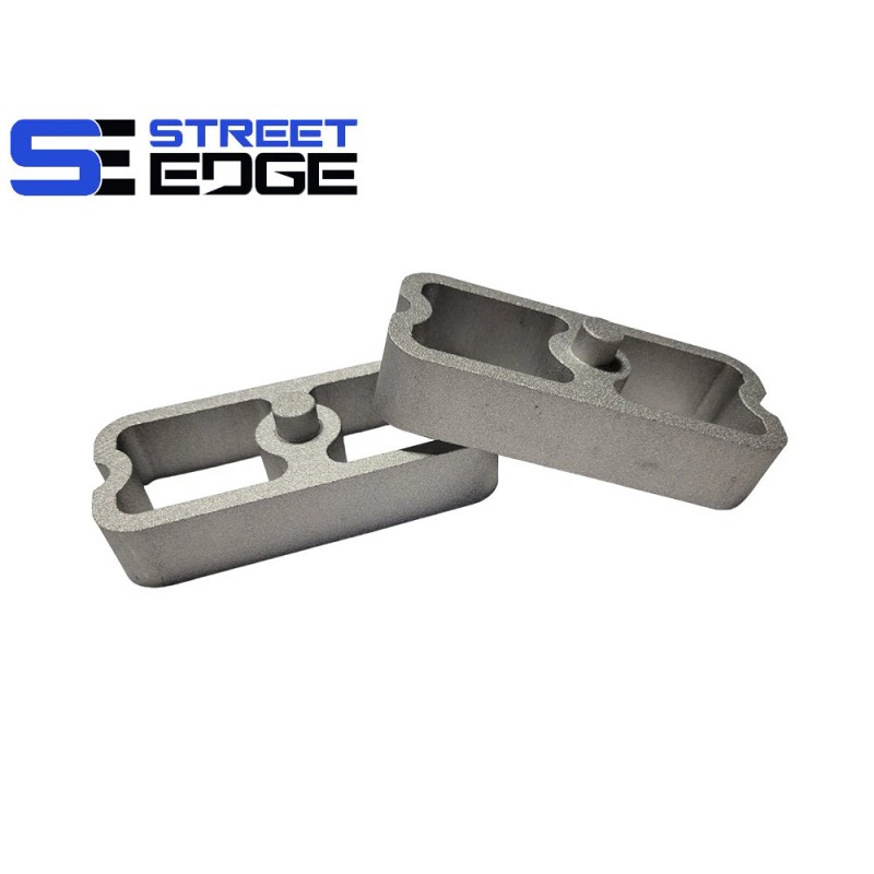 Street Edge 1" Extruded Aluminum Lowering Blocks for 86-94 Mazda