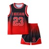 Basketball Jerseys 23# For Kids Youth Sports T-shirt Jersey Boys