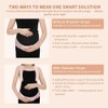 Dudumom Maternity Belly Bands for Pregnant Women - Double Support