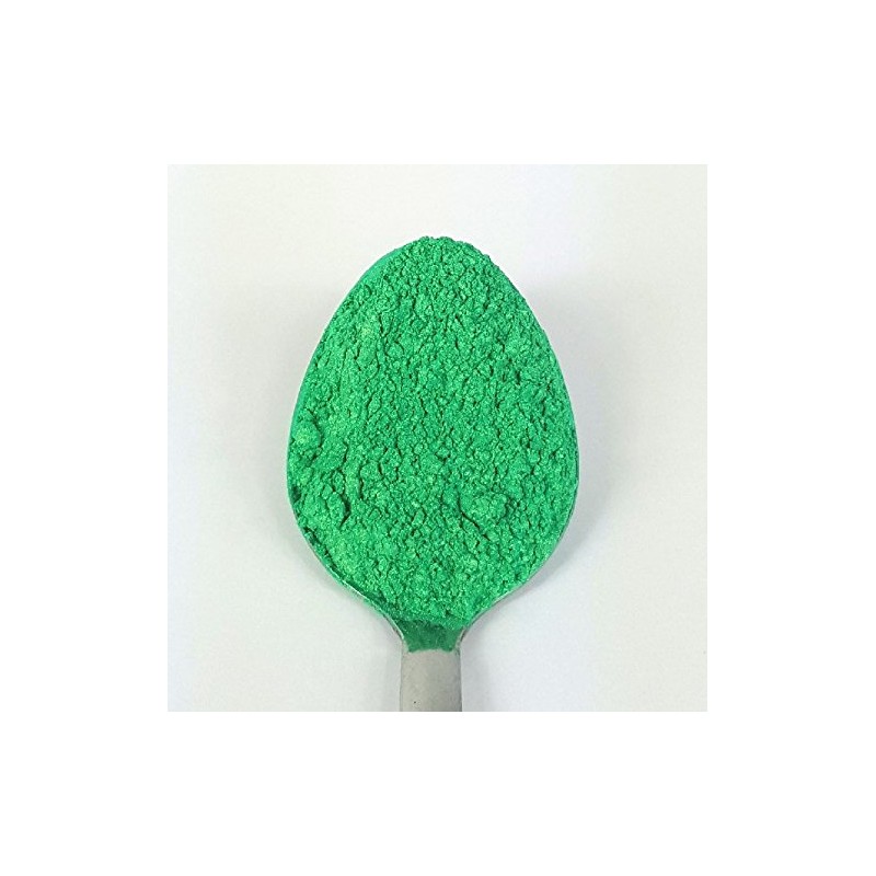 Cosmetic Mica Powder Bejewelled Green 3g-20g for Soap, Eyeshadow, Bathbombs