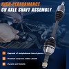 KUIPERAUTO CV Axle Shaft Assembly 39101ET80C 39101JA010 Compatible with Nissan