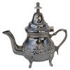 Tea Serving Moroccan Serving Tea Pot Handmade Silver Platted Kettle