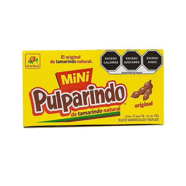 De la Rosa pulparindo paquete de 20 caramelos tamarindo (Mini Original Pack de 2)