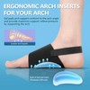 Healrecux Arch Support Braces for Plantar Fasciitis Relief, Adjustable Compression