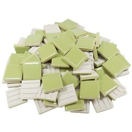 Morigin Mosaic Tile, 25 Square Pittore, Uguisu, 100 Pieces MG-193