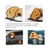 Fujitoya 8 Piece Dog Wall Sticker Car Monotone Bath Removable