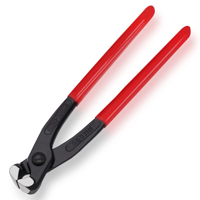 Tnisesm Ear Clamp Pliers 9 inch, Hose Clamp Crimping Tool,