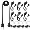 CONEHOY 7 Pcs Plug in Hanging Light Kit with On/Off