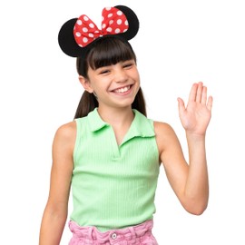 KarneLux Mouse Ears Headband – Mouse Fancy Dress with Bow for Women – Ideal for Carnival, Fancy Dress or Theme Parties