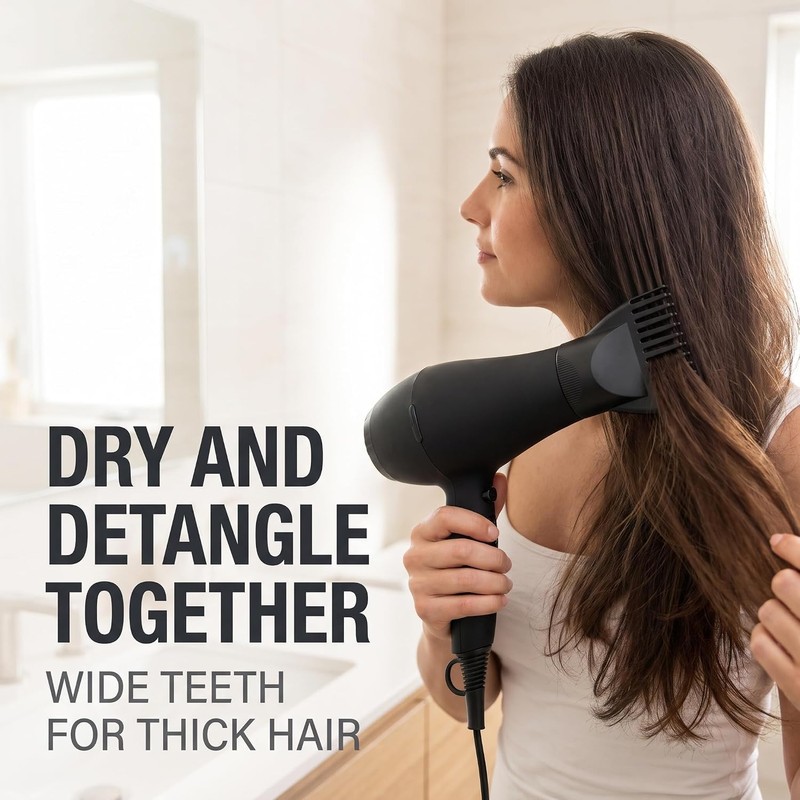 4 Pcs Universal Hair Dryer Nozzle Concentrator Attachment & Comb