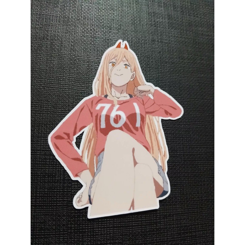 Power from Chainsaw Man Glossy Sticker Anime Waterproof!