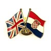 Croatia Croatian United Kingdom UK Union Jack EU Europe Friendship