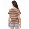 PEHMEA Women's Summer Cotton Striped Short Sleeve Crew Neck T-Shirts
