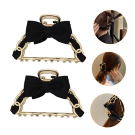 FOMIYES 2pcs Bowknot Metal Hair Clips for Women Elegant Non- Accessories for Stylish Updos and Casual Hairstyles for Formal Events and Daily Wear