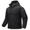 TACVASEN Mens Tactical Hoodies Coats Warm Jacket for Men Fleece