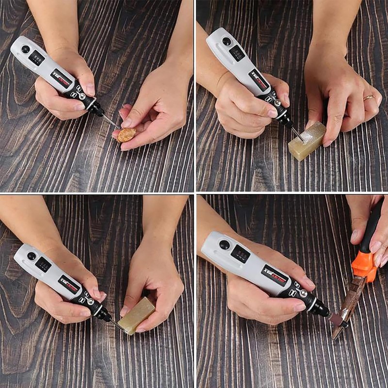 YUENTOEN 4.2V Mini Cordless Rotary Tool, USB Charging Power Rotary