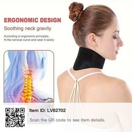 Unbranded Adjustable Neck Brace Support with Heat Therapy
