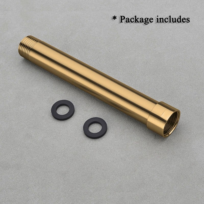 Shower Extender Arm, BSTIIU 8 Inch Extension Arm for Overhead