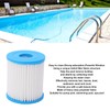 8 Pcs Pool Filter Cartridge Strong Filtration Ability Heavy Duty