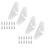 4 Pack Corner Bracket, Triangle Bracket Fastener Angle Bracket Corner