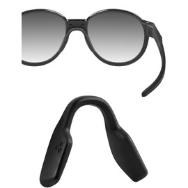 HILEEN almohadillas para orejas de nariz de repuesto para Oakley Portal OO9446 | Portal X OO9460 | Futurity Sun OO9482 | BXTR OO9280 - anteojos de sol 1 pieza, Negro - Ajuste estándar, 59