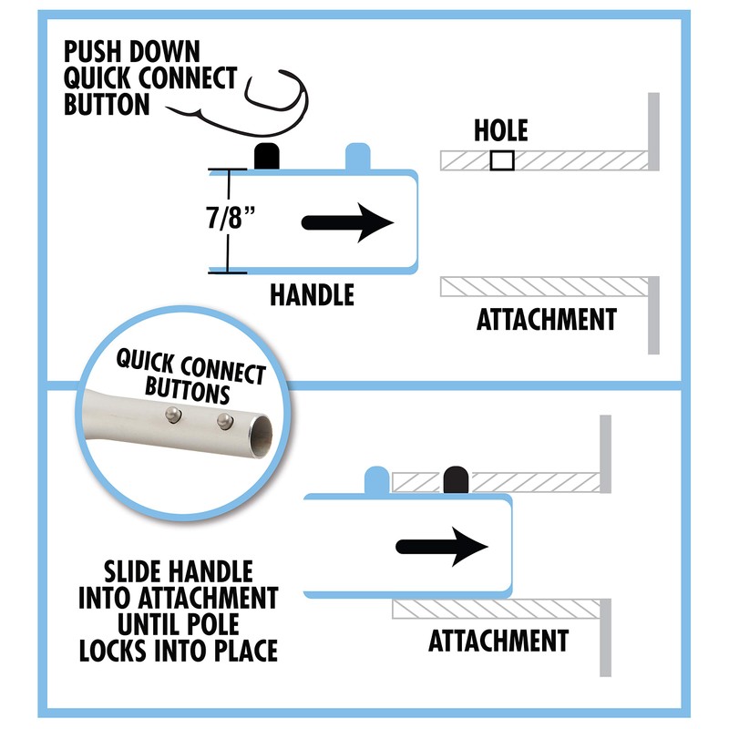 STAR BRITE Super Absorbent Chamois Mop - Quick Connect Fits
