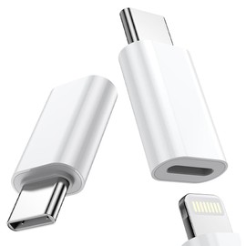 Lightning to USB-C Adapter, PD 60W Rapid Charging, Smart Chip, High Speed Data Transfer (Between Laptops Only), USB-C Connector, iOS to Type-C Connector, Light-ning to Type-C Adapter for MacBook,