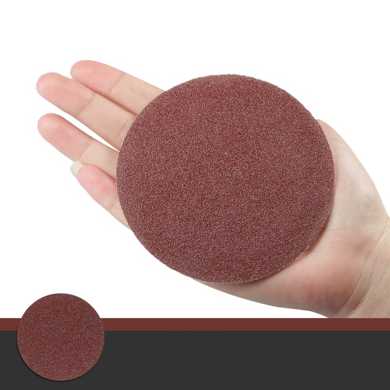 LEONTOOL 50 PCS 4 Inches Sanding Discs Hook and Loop