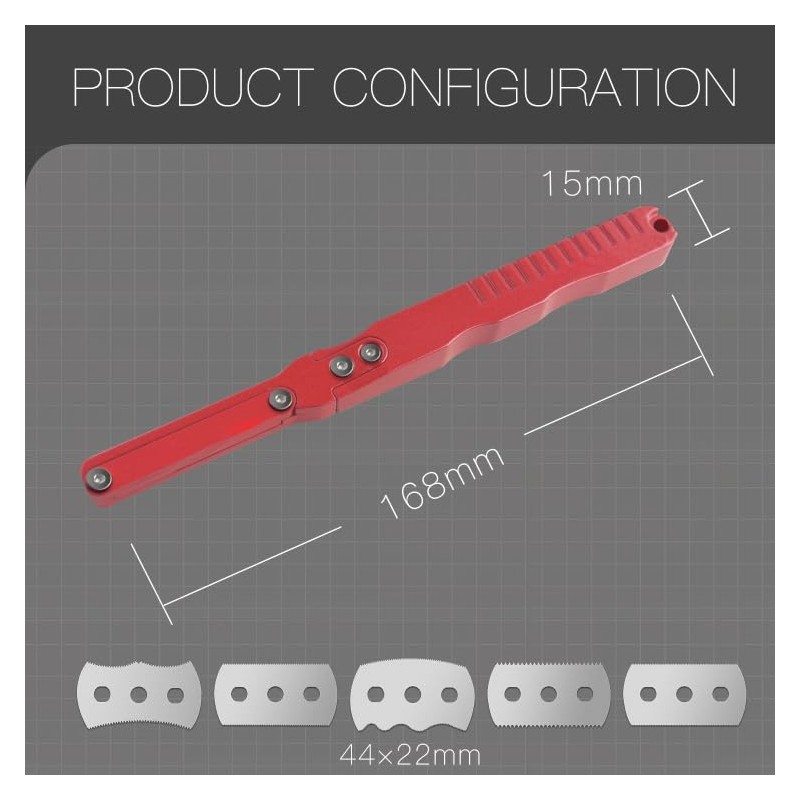 ABEST Mini Hand Saw Model Craft Tools with 5 Pieces