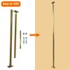 ZANURA 59" - 100" Adjustable House Floor Wall Jack Post