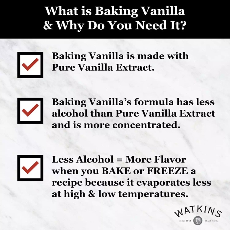 Watkins All Natural Original Gourmet Baking Vanilla with Pure Extract